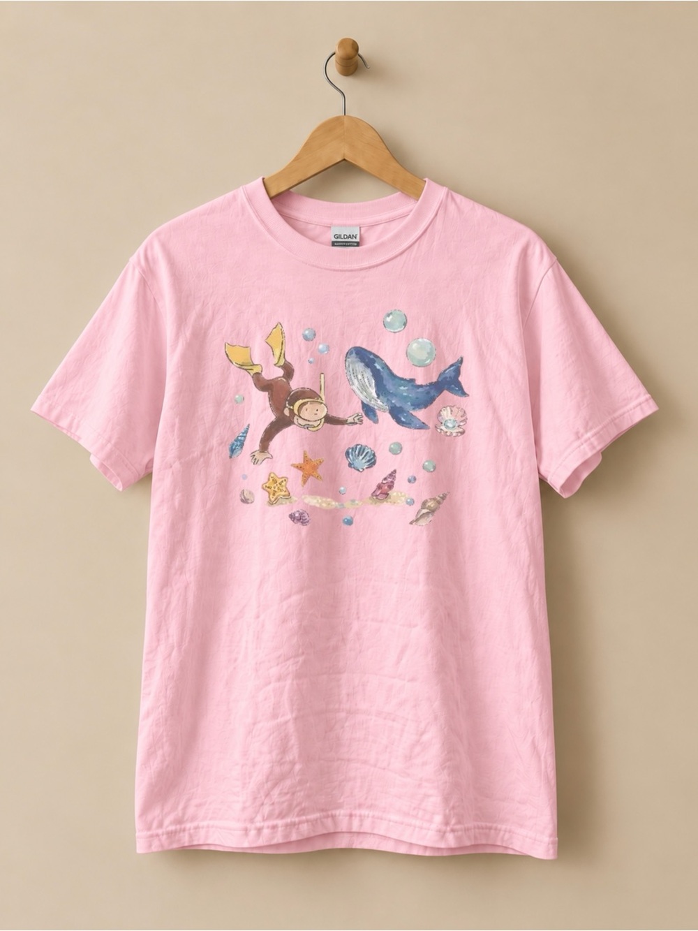 Curious George Ocean Adventure Graphic Unisex T-shirt